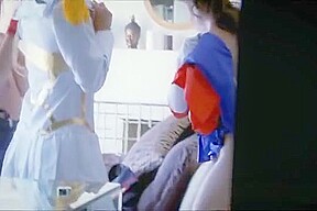Spying On Three Nude Cosplay Babes