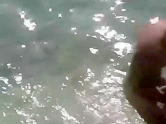 Spying them fuck in the water