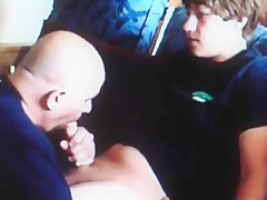 Step daddy sucks a young boy