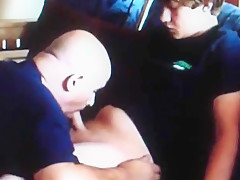 Step daddy sucks a young boy
