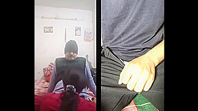 Stepaunty Self Record Sex Video Porn Reaction // Punjabi Couple Punjabi Language Hindi Audio
