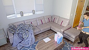 Stepbro tricked stepsister and her BFF