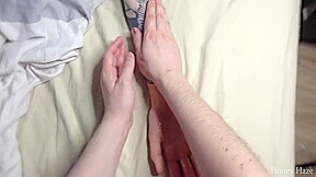 Stepdaughter Hand Massage Turns Into A Handjob With Julie Kay