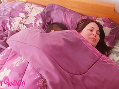 Stepmom Shares Bed With Hot Stepson   Surprise For Her