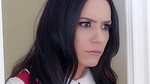 Stepmom finds her teen 18+ masturbating and decides to lend a helping hand