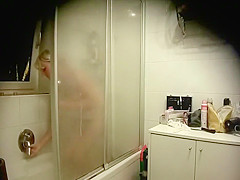 Stepmother spied nude in bathroom