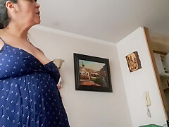 Stepson Asks Stepmom To See Her Pussy And Tits To Give Himself A Handjob
