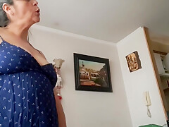 Stepson Asks Stepmom To See Her Pussy And Tits To Give Himself A Handjob