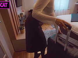 Stepson Dreams Of Undressing And Having Sex With Stepmom, And She Lets Him Fuck In Shared Bed