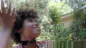 Stockinged black whore