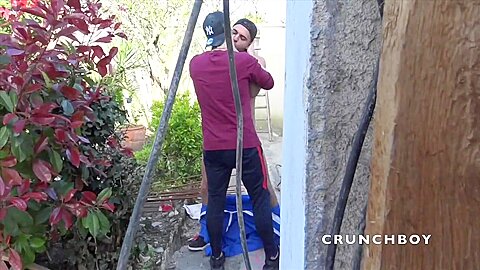 Straight Worker Fucked By His Colleegue Outdoor - ExhibBoys