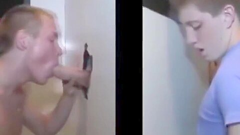 Straight dude cheated at the gloryhole