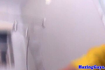 Straight students 18+ Pledging In Gay Hazing Games 5 Min