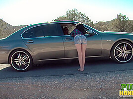 Stranded Ashton Haze Jerks Off Stranger - Public Handjobs