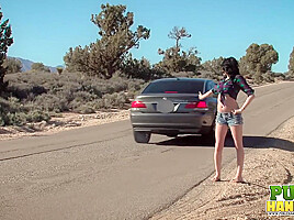 Stranded Ashton Haze Jerks Off Stranger - Public Handjobs