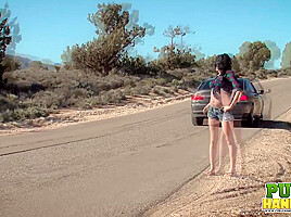 Stranded Ashton Haze Jerks Off Stranger - Public Handjobs