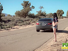 Stranded Ashton Haze Jerks Off Stranger - Public Handjobs