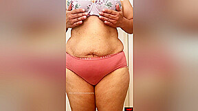Stripping Off My Formal Dress To Lingerie