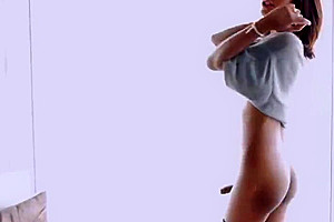 Stunning Asian ladyboy Lalya gets solo