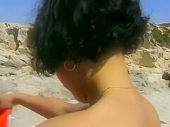 Stunning German Chick With Dark Hair Loves Fucking At The Beach