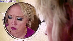 Submissive BDSM IR MIILF hard fucked in mouth and pussy