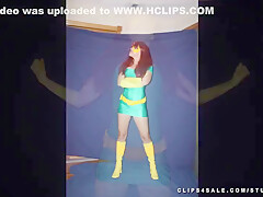 Submissive Redhead Girl Tied And Dominated In Cospla