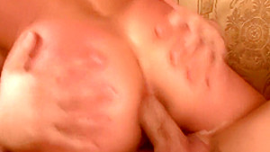 Succulent young babe engages in a naughty threesome and gets nailed