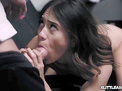 Suck Her Coach Man Meat Upside Down With Jasmine Grey