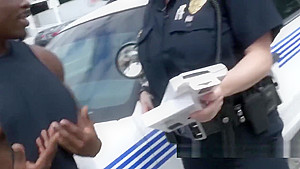 Sucked by cops in suspects truck