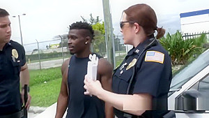 Sucked by cops in suspects truck