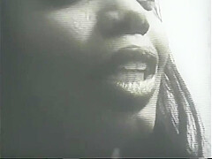 Superb Black Model Gets Big Black Dick On The Black Bed