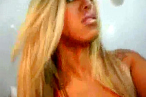 Superhot Brazilian blonde fucks a submissive guy