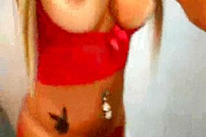 Superhot Brazilian blonde fucks a submissive guy