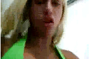 Superhot Brazilian blonde fucks a submissive guy