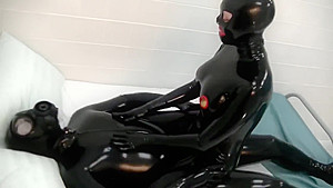 Suprise latex fuck