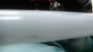 Suprise latex fuck