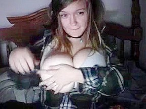 Surprise in Webcam - girl with Big Tits