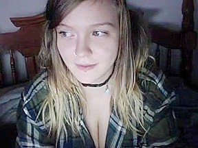 Surprise in Webcam - girl with Big Tits