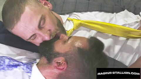 Sweaty Jock Hardcore Drilled By Bearded Hunk - Adam Ramzi Liam Hunt