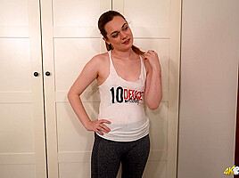 Sweaty Workout - DownblouseJerk