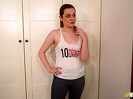 Sweaty Workout - DownblouseJerk