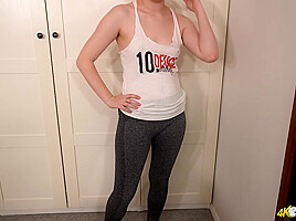Sweaty Workout - DownblouseJerk