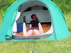 Sweet Angelina In Sweet Nudist Ginger In The Tent