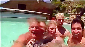 Swimming Pool Orgy Bareback