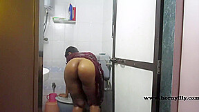 Taking A Hot Shower And Shaking Her Big Indian Ass With Horny Lily And Lily Singh
