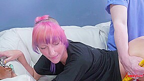 Tangled Tanzi submits to anal punishment