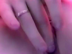 Tanning room - blonde rubs it