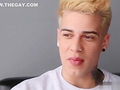 Tattoo gay anal sex with cumshot