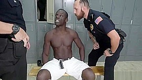 Tattoo gay threesome and facial cum