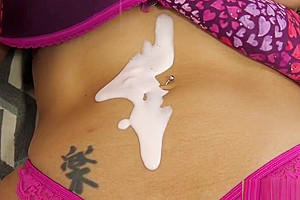 Tattooed shemale goddess getting ass fucked